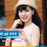 Gói cước K350 Mobifone nhận 350p gọi liên mạng, 300p gọi nội mạng