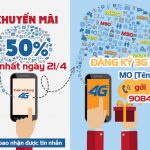 Khuyến mãi Mobifone tặng 50% giá trị thẻ nạp ngày 21/4/2017