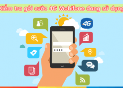 kiểm tra thông tin gói 4G Mobifone đang sử dụng