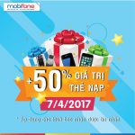 Mobifone khuyến mãi ngày 7/4/2017