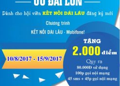 Thông tin Khuyến mãi đăng ký hội viên Kết Nối Dài Lâu Mobifone