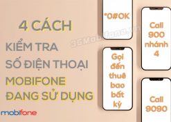 Hướng dẫn kiểm tra số điện thoại Mobifone đang sử dụng