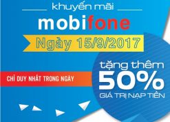 Chương trình Mobifone khuyến mãi ngày 15/9