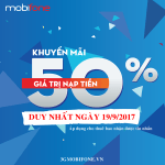 Chương trình Mobifone khuyến mãi ngày 19/9