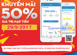 Chương trình Mobifone khuyến mãi ngày 29/9