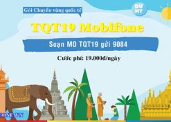 Đăng ký Gói cước TQT19 Mobifone