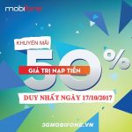 Chương trình Mobifone khuyến mãi ngày 17/10