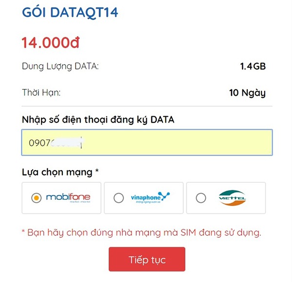 Cách mua Data 3G Mobifone tốc độ cao 