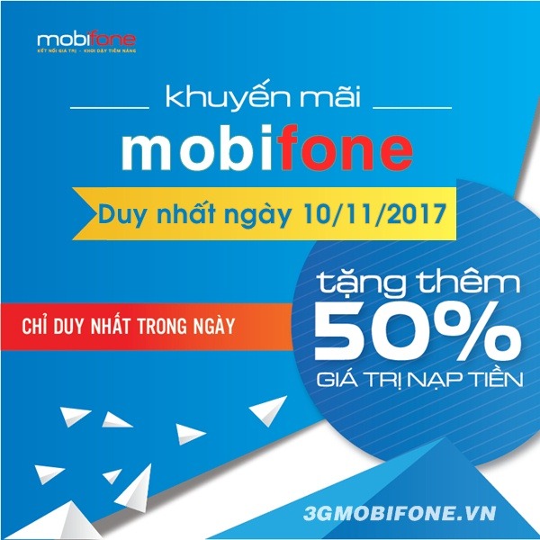 Chương trình Mobifone khuyến mãi ngày 10/11