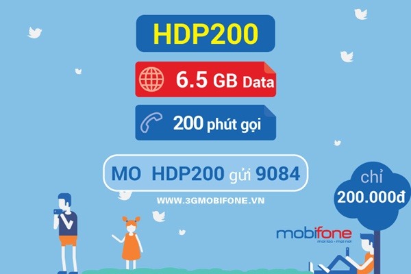 Đăng ký gói HDP200 Mobifone