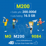 Ưu đãi 16.5GB Data giải trí thả ga khi đăng ký gói cước M200 Mobifone