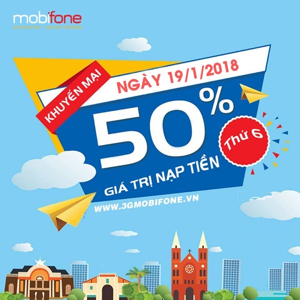 Chương trình Mobifone khuyến mãi ngày 19/1