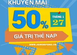 Chương trình Mobifone khuyến mãi 27/1