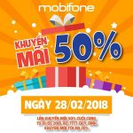 Chương trình Mobifone khuyến mãi ngày 28/2/2018