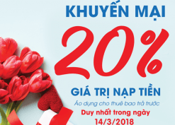 Chương trình Mobifone khuyến mãi ngày 14/3/2018