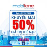 Chương trình Mobifone khuyến mãi ngày 22/3