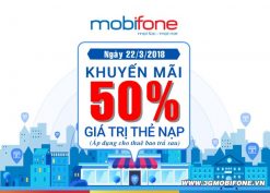 Chương trình Mobifone khuyến mãi ngày 22/3