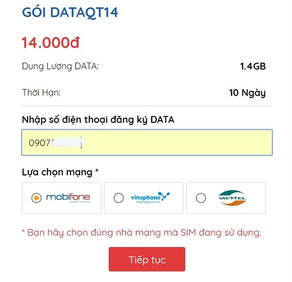 Cách mua Data 4G Mobifone tốc độ cao giá rẻ