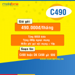 Đăng ký gói C490 Mobifone