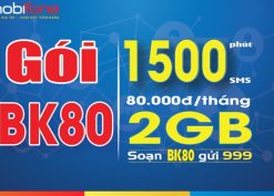 Cách đăng ký gói BK80 Mobifone