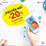 Chương trình Mobifone khuyến mãi ngày 22/5/2018