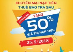 Chương trình Mobifone khuyến mãi nạp tiền trả sau ngày 25/5/2018