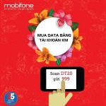 Đăng ký DT20 Mobifone bằng tài khoản khuyến mãi