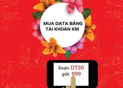 Đăng ký DT20 Mobifone bằng tài khoản khuyến mãi