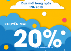 Chương trình Mobifone khuyến mãi Ngày Vàng 1/8