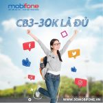 Cách đăng ký gói cước CB3 Mobifone