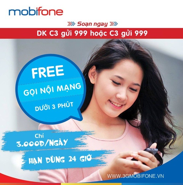 Cách đăng ký gói C3 Mobifone
