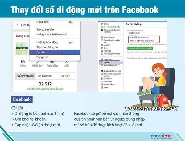 Cách chuyển số điện thoại 11 số về 10 số trên Facebook, Gmail, Zalo