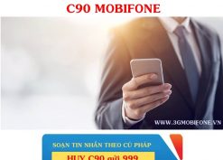 Cách hủy gói C90 Mobifone