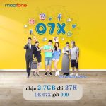 Đăng ký gói 07X Mobifone