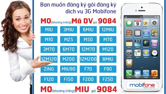 Cách đăng ký 3G Mobifone 1 ngày