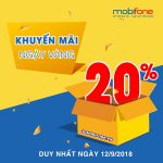 Chương trình Mobifone khuyến mãi Ngày Vàng 12/9/2018