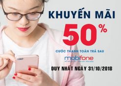 Mobifone khuyến mãi ngày 31/10/2018