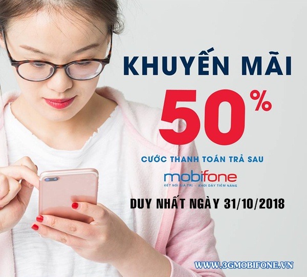 Mobifone khuyến mãi ngày 31/10/2018