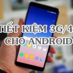 Cách Tiết kiệm 3G/4G Mobifone cho Android