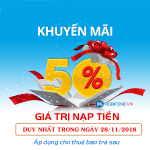 Chương trình Mobifone khuyến mãi trả sau ngày 28/11/2018