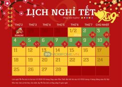 Lịch nghỉ Tết Nguyên Đán 2019