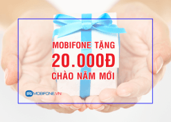 Mobifone khuyến mãi tặng 20.000đ