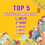 Top 5 gói cước 4G Mobifone 2018