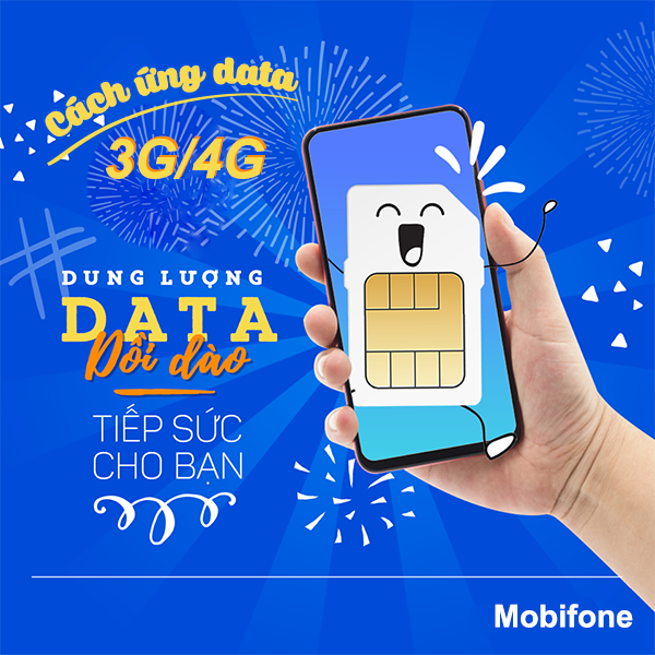 Hướng dẫn cách ứng data 3G 4G Mobifone 