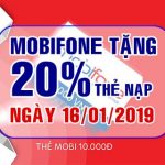 Mobifone khuyến mãi ngày 16/1/209