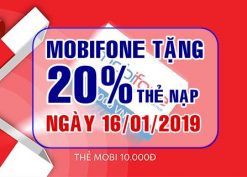 Mobifone khuyến mãi ngày 16/1/209