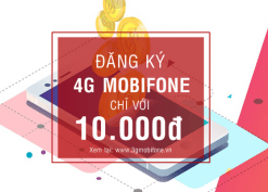 Còn 10K đăng ký gói cước 4G Mobifone nào?