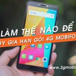 Hủy gia hạn gói cước 4G Mobifone