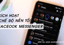 Kichs hoạt chế độ nền tối trên Facebook Messenger