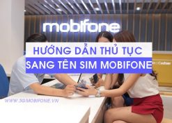 Thủ tục sang tên Sim Mobifone